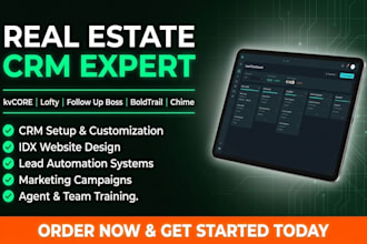 set up and automate your boldtrail,lofty CRM for real estate