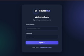 build full stack web application