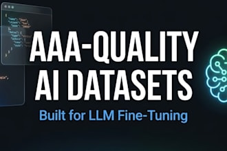 create a custom aaa quality dataset for your ai llm fine tuning