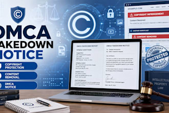 write dmca takedown notices to remove stolen content quickly