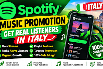 do spotify music promotion, german music promotion and italian music
