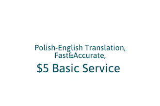 translate polish english fast and accurately