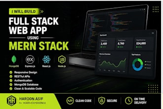 build a fullstack web app using the mern