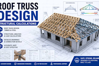 design roof truss framing and structural building calculations