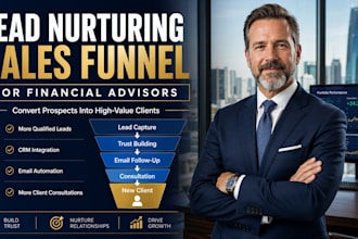 create a lead nurturing sales funnel for financial advisors acquire more clients