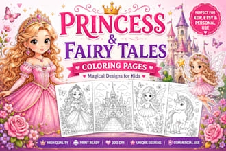 create custom coloring book pages for KDP and etsy
