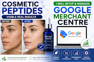 manage google merchant center for cosmetic brands