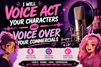 voice act your games and animations