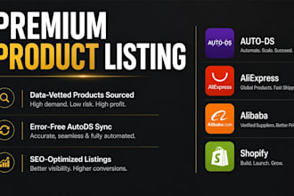 list shopify dropshipping winning products via aliexpress alibaba autods