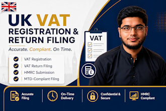 do your UK vat registration and vat return filing with hmrc