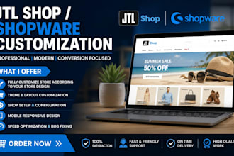 customize design jtl shop or shopware fix issues