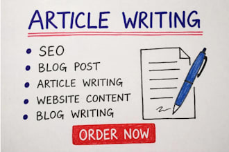 german article writing, SEO, blog post, blog writing and website content