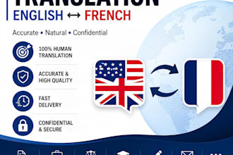 translate english to french and french to english