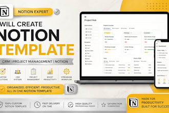 create notion template notion expert crm project management notion