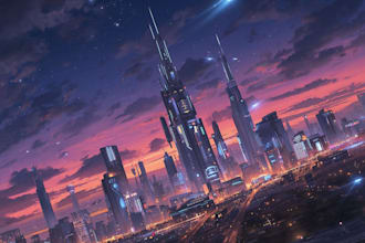 concept art for science fiction