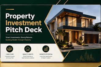 build an airbnb investment pitch deck for property flipping and rental funding
