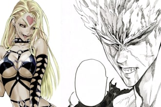 be your manga artist for your nsfw character designs and manga illustrations