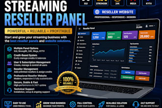 best streaming reseller panel, xui, strong8k, 24k, mega, kytv, reseller website