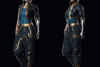realism metahuman from photo,unity game figure, zbrush creature,ue5 outfit cloth