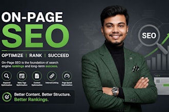 provide on page SEO services to optimize web pages