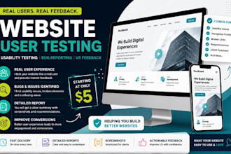 website user testing usability feedback bug reporting