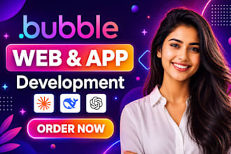 design bubble website bubble mvp saas bubble app developer