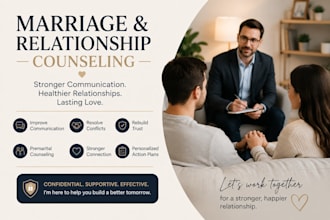 provide professional marriage and relationship counseling