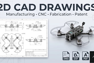 3d cad design patent, fabrication, manufacturing drawing mechanical design