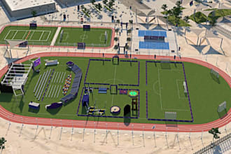 redesign functional sports infrastructure,event complex layout,athletic facility