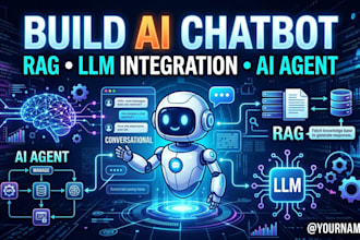 develop an ai chatbot or agent with rag and llm integration
