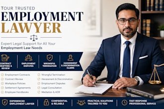 be your employment lawyer for workplace disputes, harassment and labor claims