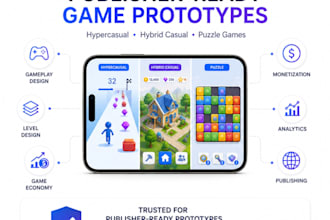 create a publisher ready hypercasual puzzle game prototype