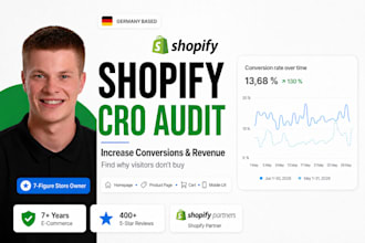 audit your shopify store to increase conversions and revenue