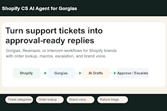 deploy a shopify customer support ai agent on gorgias