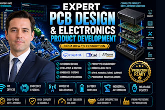 do expert pcb design and electronics product development