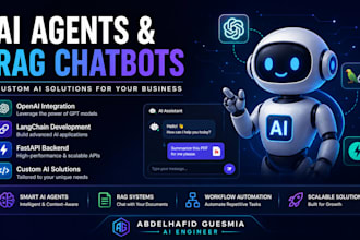 build custom ai agents, rag chatbots, and llm applications