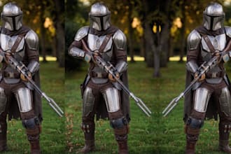 create custom cosplay creation wearable game fantasy anime armor props for con
