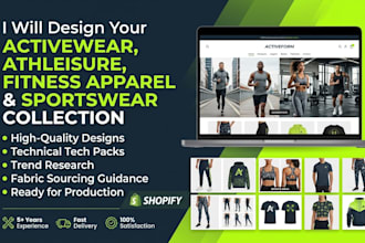 design activewear store athleisure store fitness apparel sportswear collection