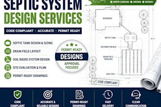 design septic systems drain field layouts for texas california florida
