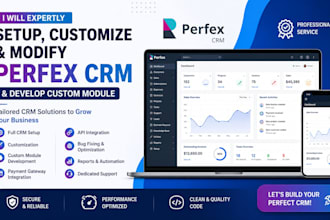 expertly setup customize modify your perfex crm and develop custom module