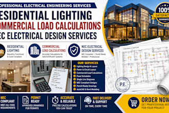residential lighting commercial load calculations nec electrical design services