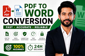 manually convert PDF to word with accurate formatting