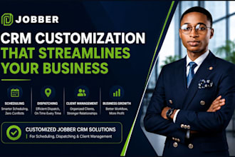 customize jobber CRM scheduling dispatching client management
