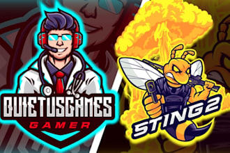 create a professional custom mascot logo
