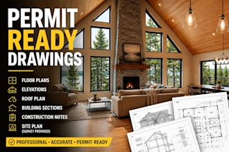 prepare permit ready residential drawings