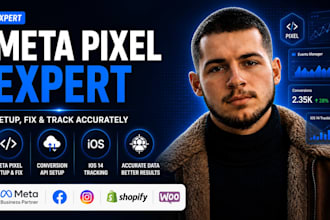 fix or setup meta pixel, conversion api and ios 14 tracking expert