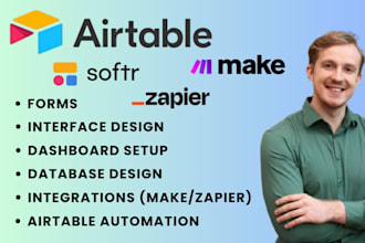 setup airtable automation airtable database airtable expert softr make com