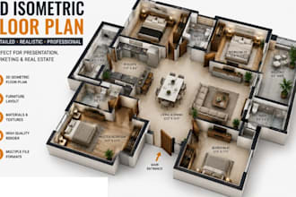 create 3d isometric floor plans, axonometric views, and architectural renders