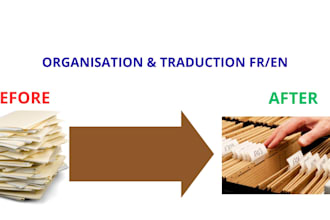 organize and manage your documents in french or english