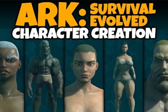 create custom 3d thumbnails for ark survival evolved